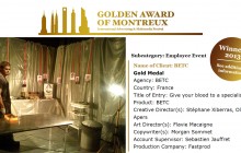 Golden Award Montreux - event